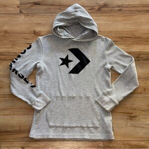 Converse Gray Hoodie with Black Logo